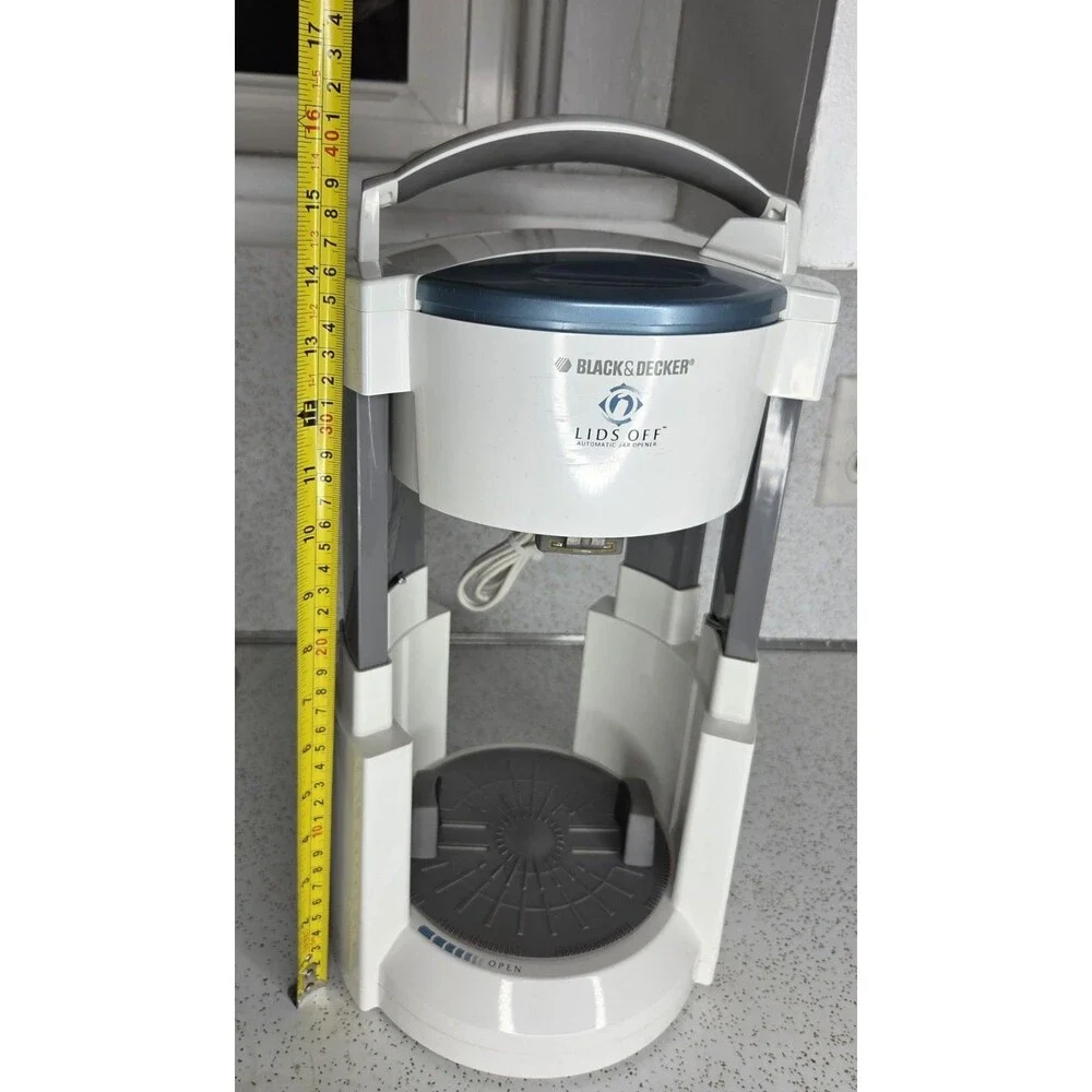 Black & Decker Lids Off Electric Automatic Jar Can Opener Kitchen JW200 Tested!